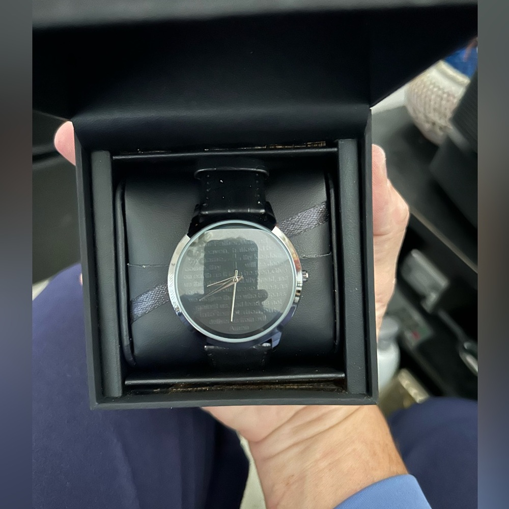 New steeltime lords prayer watch